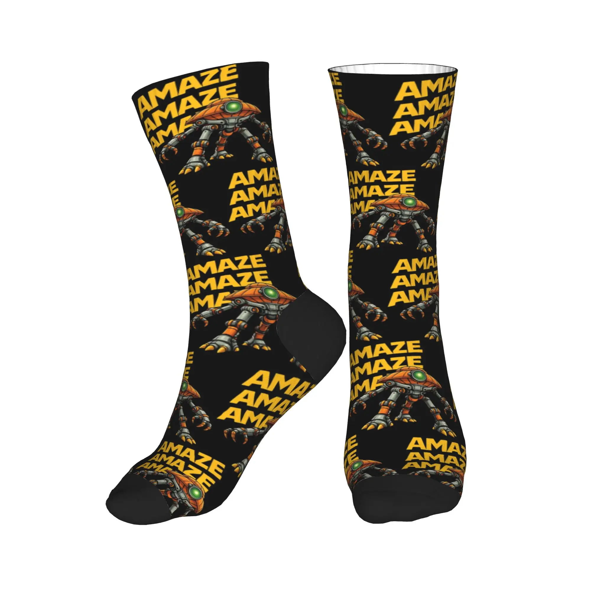 Project Hail Mary Rocky Amaze Amaze Jazz Hands Socks Autumn Stockings Casual Men's Soft Socks Design Skateboard Anti-Slip Socks