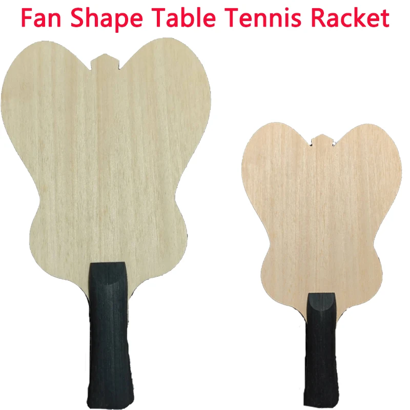 Fan Shape Table Tennis Racket Bottom Plate for Professionals Ping Pong Blade Ayus Big Core Spruce Ayus Koto Ping Pong Paddle