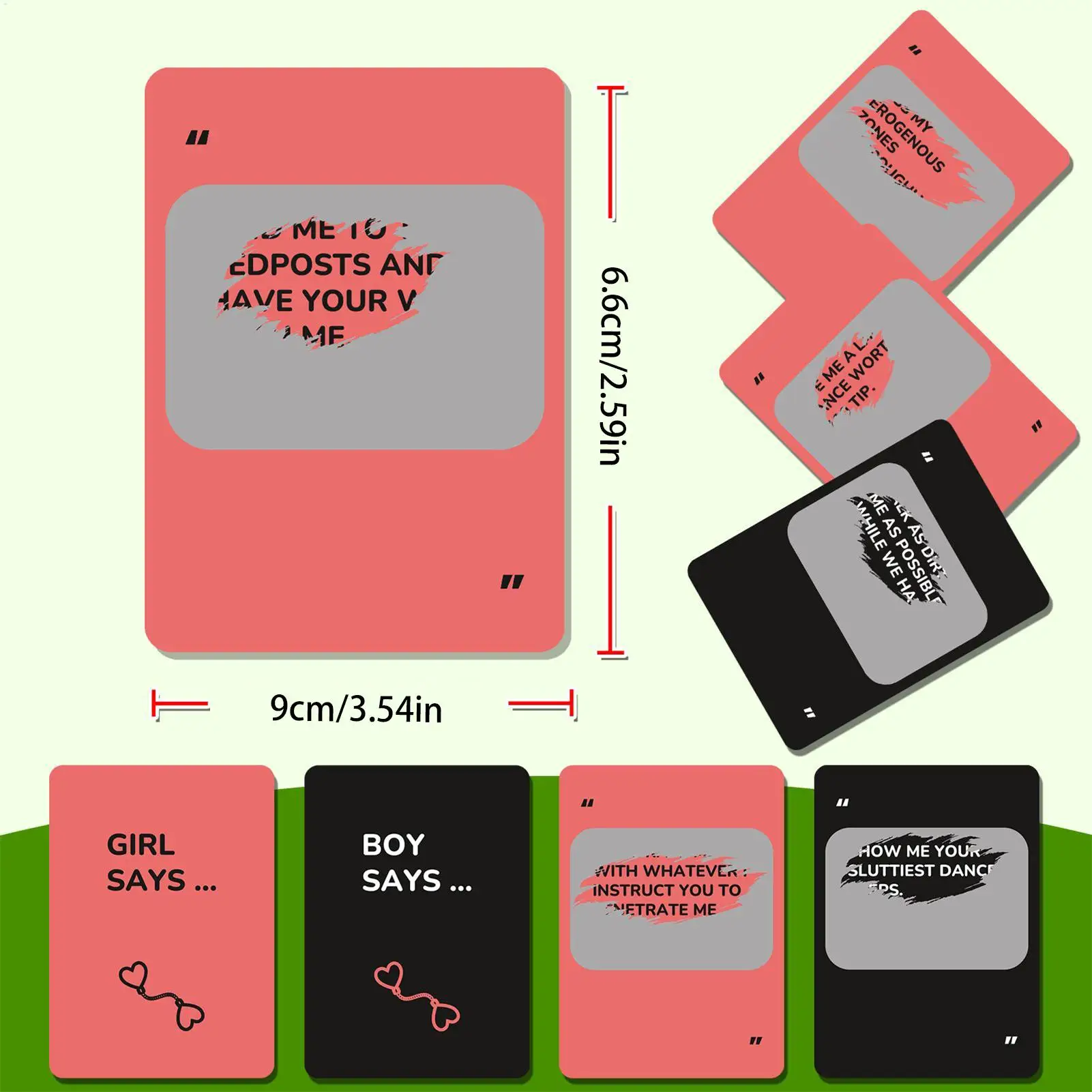 Carte di conversazione per coppie 46 pezzi Gioco di carte per domande di coppia Set di mazzi portatili per compleanni Incontri Camera da letto di nozze