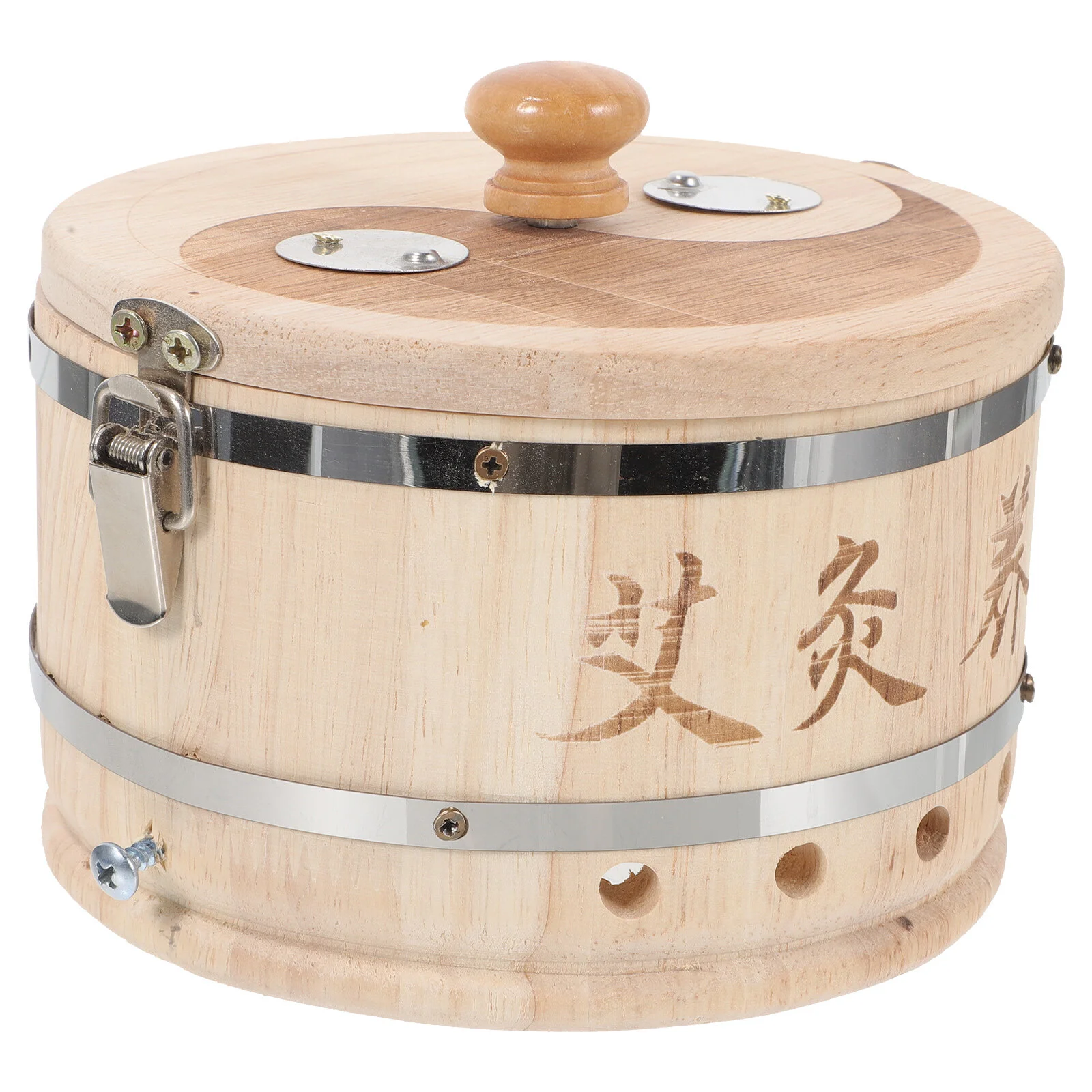 

Moxibustion Box Moxa Cone Burner Case Wooden Holder Treatment Tool Adjustable Boxes Body Pot