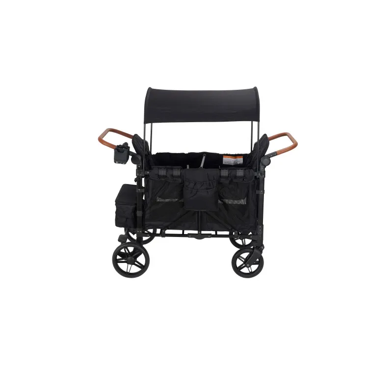 Collapsible Folding Utility Wagon Cart Heavy Duty Baby Outdoor Garden Camping Cart With Sunshade