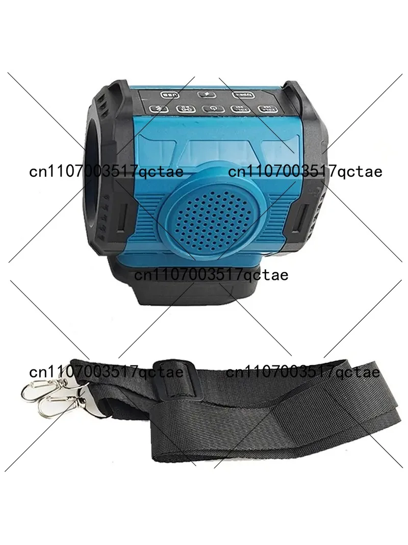 Portable Cordless Bluetooth Speaker for 18V-20V Battery, USB-C Charging, Loud Sound for Home and Party