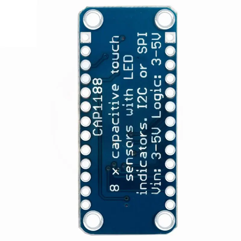 Y47A CAP1188 8-Key Capacitive Touch Sensor Module 3V-5V SPI for I2C LED Indicator for Arduino DIY