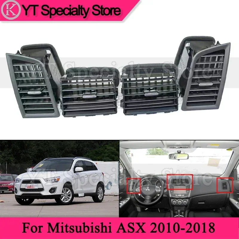 Kamshing 1pc Air Conditioner Outlet For Mitsubishi ASX 2010-2018 Instrument Panel Air Outlet Air Conditioner Vent A/C Vent