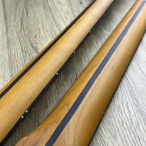 एसटी स्टाइल गिटार नेक - मेपल हेडस्टॉक और रोज़वुड फ्रेटबोर्ड - 9.5'' रेडियस 22 फ्रेट्स - एडजस्टेबल ट्रस रॉड 8 best sales फेंडर नेक - №6