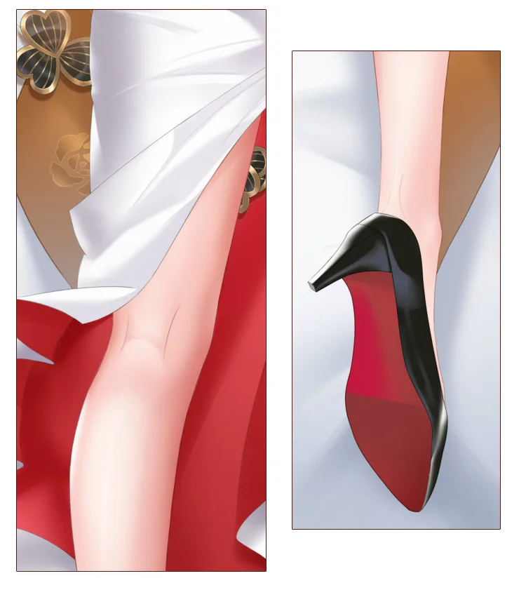 애니메이션 게임 Honkai Himeko 섹시한 다키마쿠라, 아늑한 베개 커버, 장식 침대 라이너, 크리스마스 선물, NPC