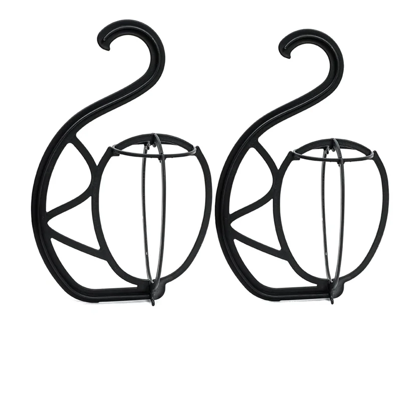 BAAG-2er-Pack Perückenaufhänger, tragbarer hängender Perückenständer, Perückenaufhängerhalter für mehrere Perücken und Hüte, faltbarer Perückenhalter