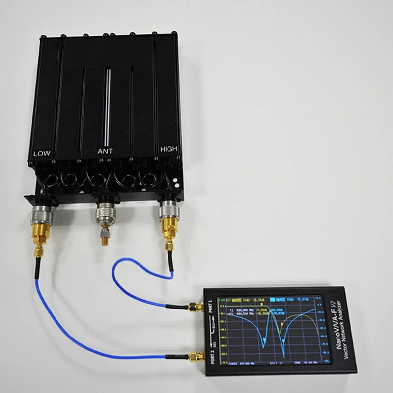 1 комплект векторного анализатора сети 50K-3G Nanovna-V2 F HF VHF UHF Многофункциональный антенный анализатор