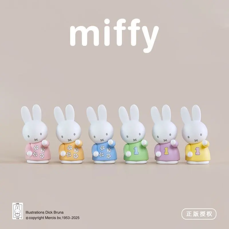 Miffy Authorized Blind Box Cute Cartoon Jewelry Rack Desktop Phone Stand Trending Collectible Figurine For Home Decoration
