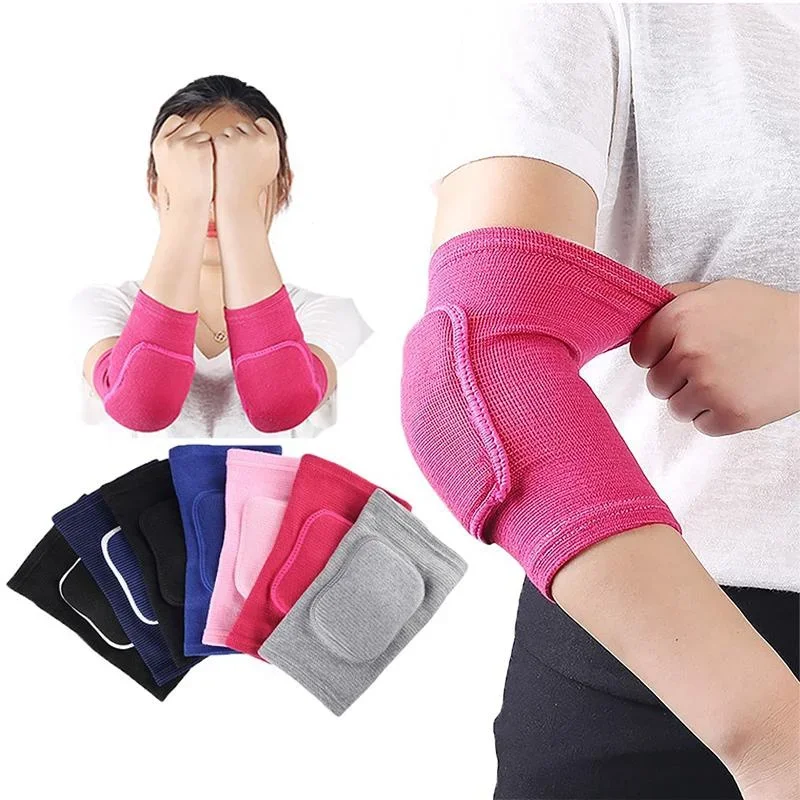 1PC Elbow Pad for Dancing Volleyball Yoga Women Kids Men Elbow Pads Support Fitness Protector Work Gear