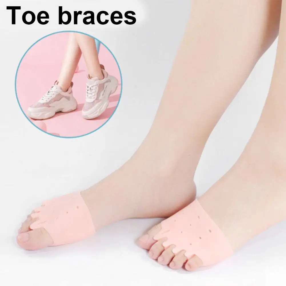 1 ~ 5PCS Toe Silicone Bunion Guard Care ortopedico Toe Finger avampiede Protector Pad correzione cura dei piedi separatori del piede D7J1