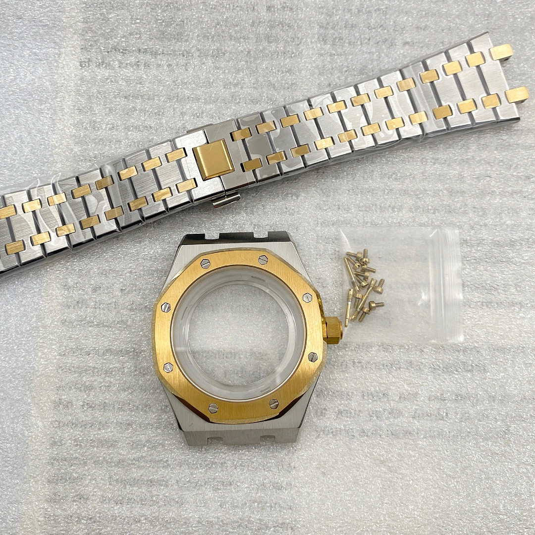 

41Mm case strap set of sapphire glass, equipped with NH35 movement, suitable for 31.8mm dial modification accessories