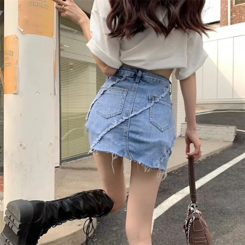 Y2k الجينز فضفاض منخفضة الارتفاع شورت جينز سراويل نسائية ملابس امرأة كبيرة الحجم ملابس الصيف Shoujo فتاة نمط السراويل متوهج الدنيم #6