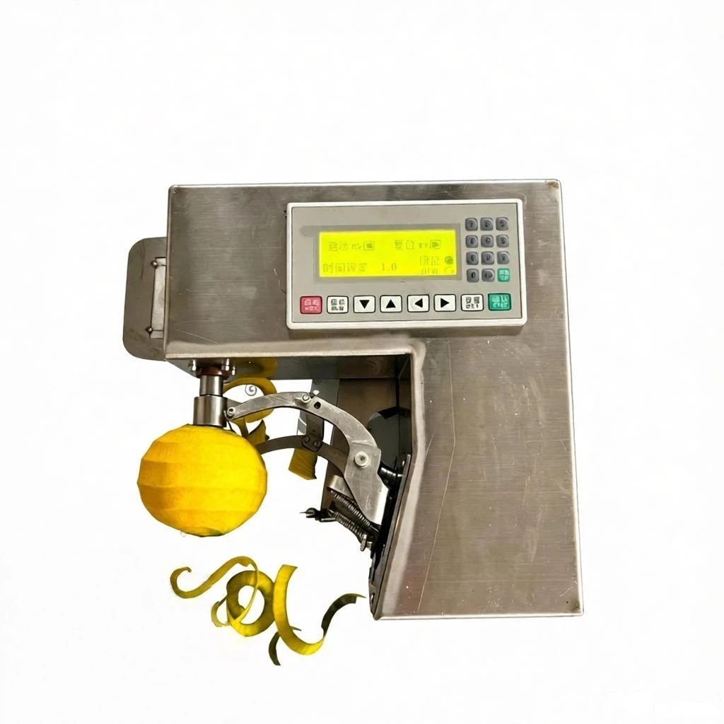 High-efficiency automatic fruit peeler Commercial electric peeler for orange, lemon, apple, kiwi food processing