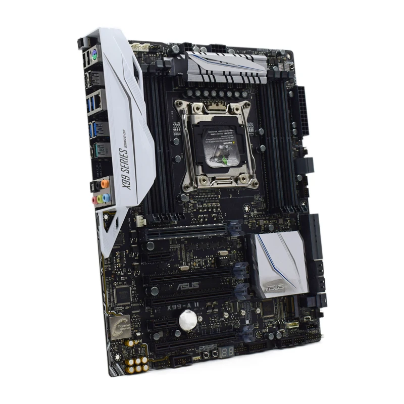 Imagem -05 - Placa-mãe Asus-x99-a ii com Soquete Lga 20113 Suporta 8x Dimm Max. 128gb Ddr4 Atx Mainboard para Intel Core i7 6900k