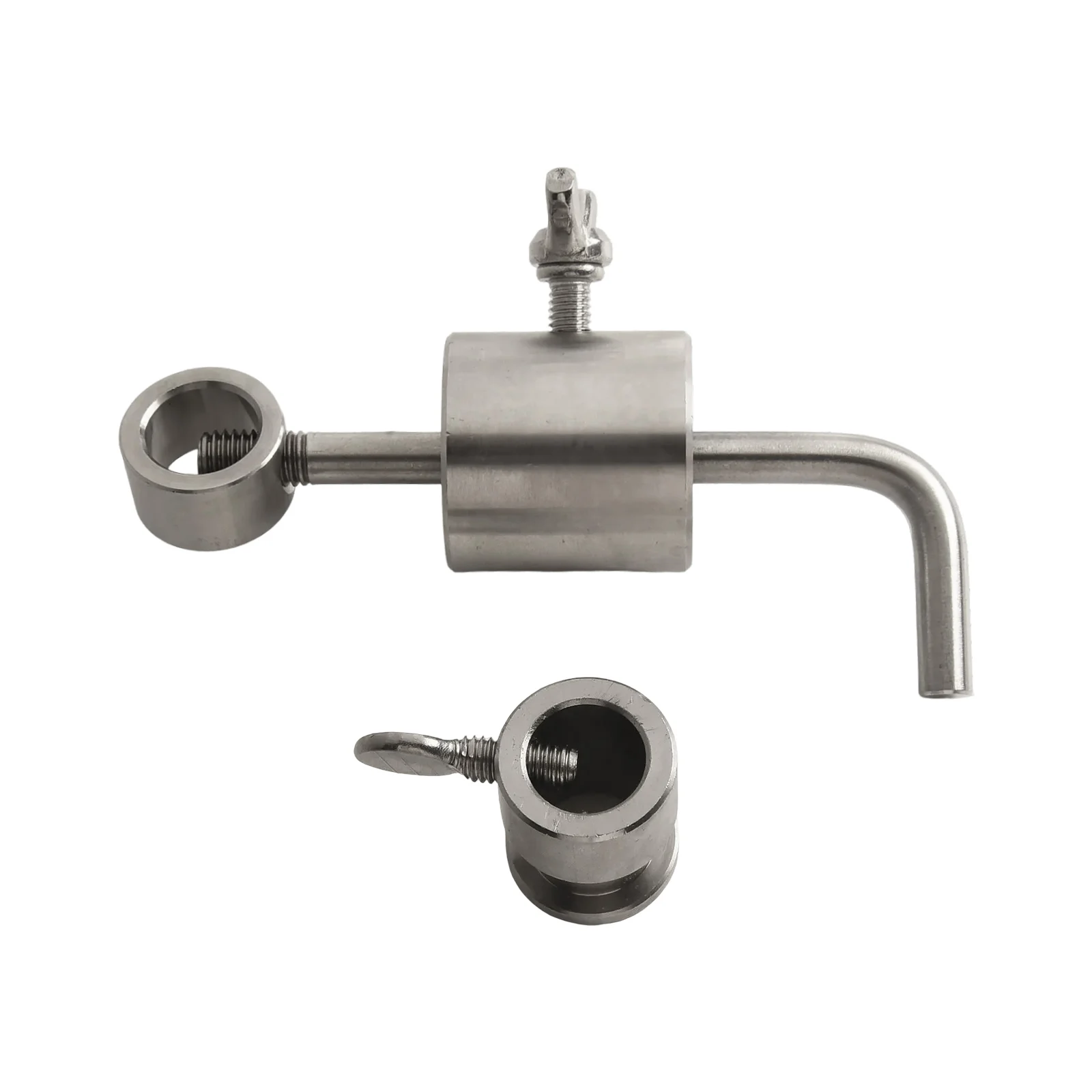 Brand New Weight Balancer BBQ Oven BBQ Rod Balance Skewer Limiter Rotisserie Roast Chicken Set Stainless Steel