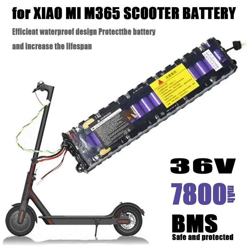 18650 Li-ion Battery 36V 7.8Ah Suitable For MiJia M365 Scooter Batterypack, Electric Scooter, Waterproof Bluetooth Communication