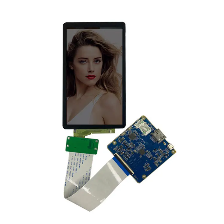 New 5.5 Inch 4K LCD Display Without Backlight UHD LCD 3D Printer Screen Glass Protector 5.5 Inch 4K 2160*3840 LCD Screen