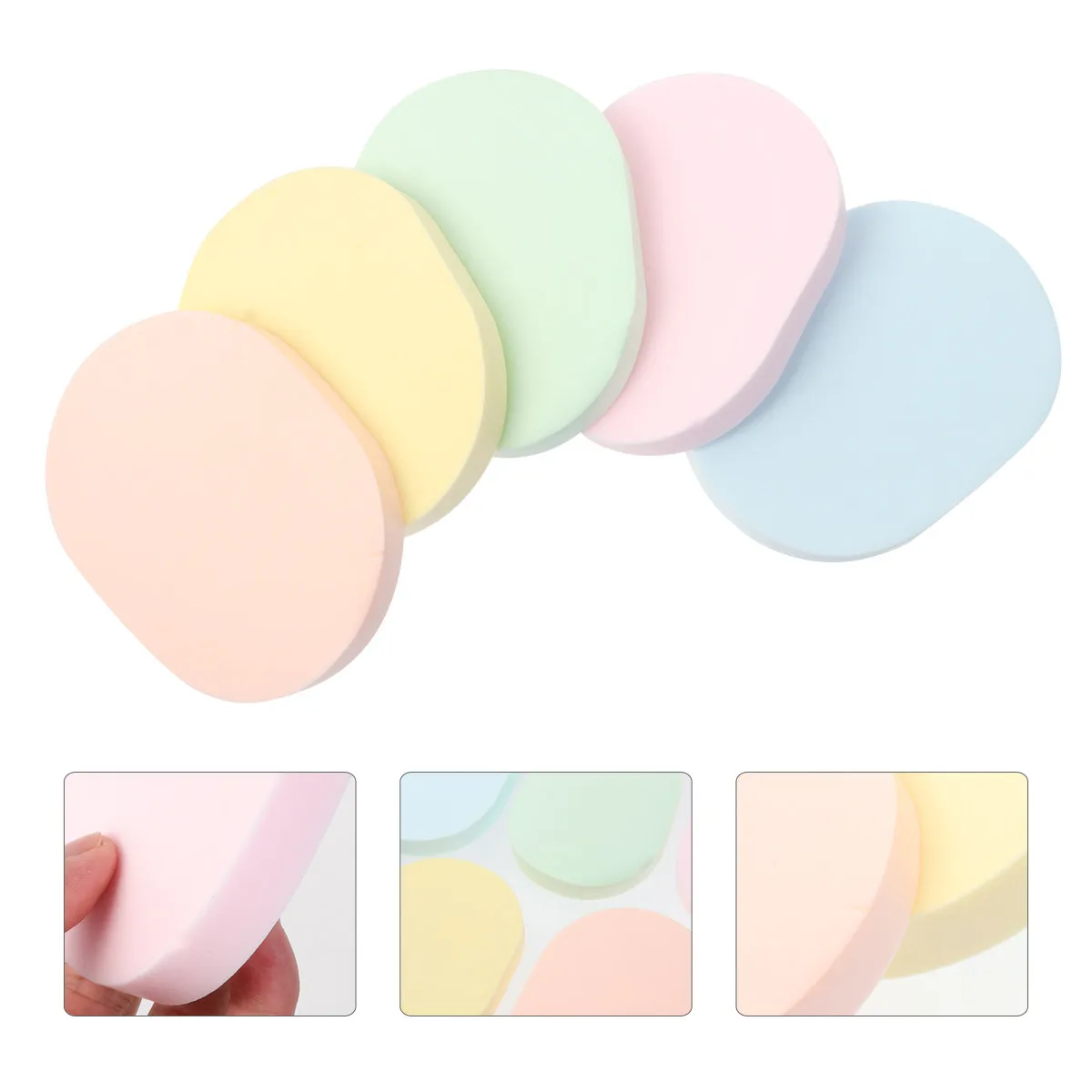 10Pcs Facial Sponge Natural Sponge Makeup Removal Face Puff Skin Care Tools Gentle Safe for All Skin Types Face Puff view 4