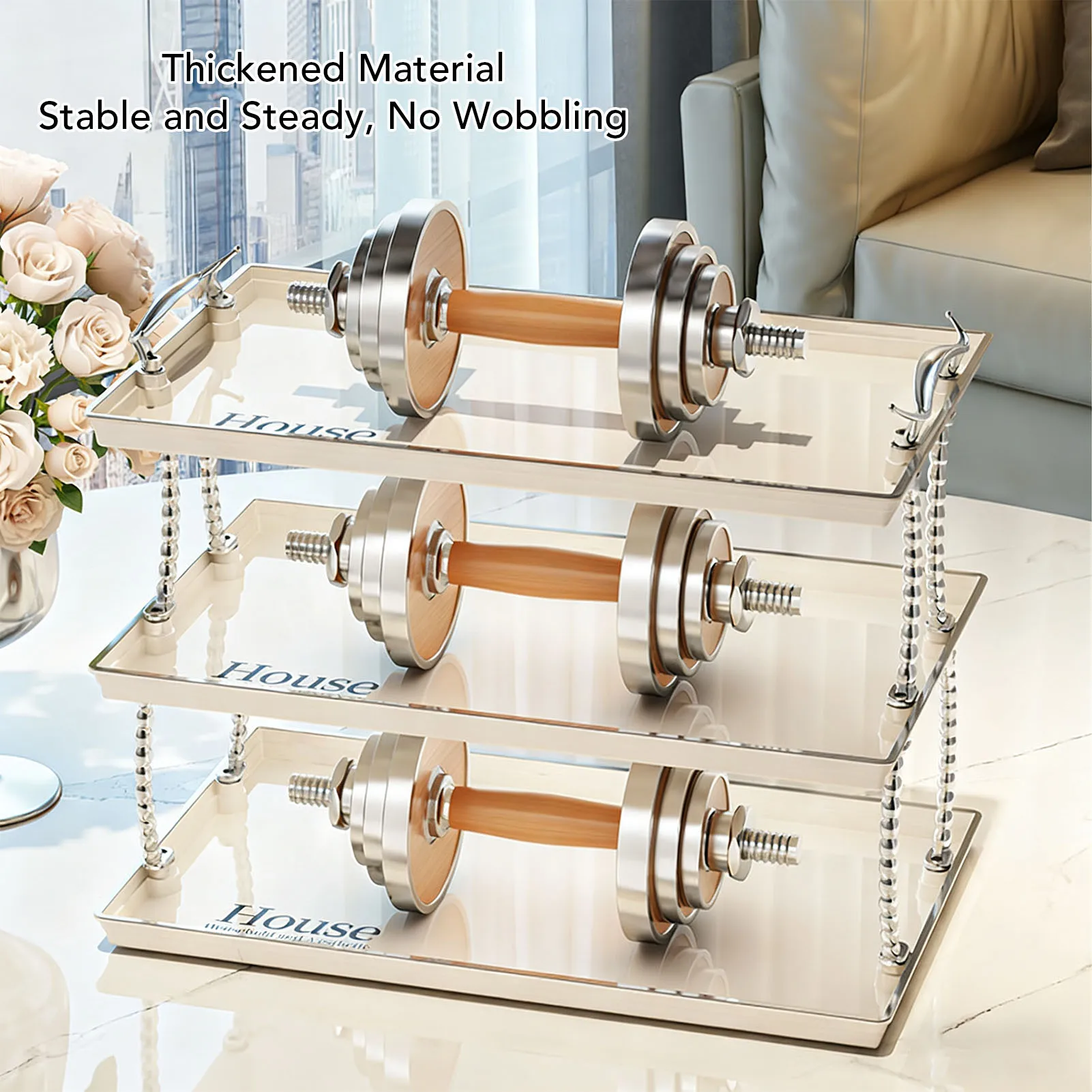 3 Tier Coffee Mug Organizer Stand for Kitchen