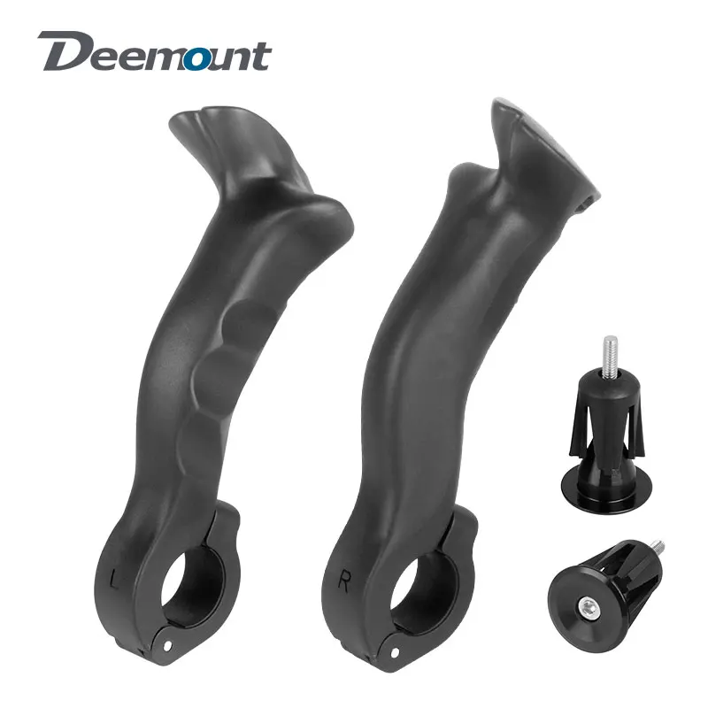 

Deemount Thumb Grip Adjustable Rest W/ /Bar End Plug Optional 22.2mm Install Bike Horn Bar MTB Bike Handlebar Accessories
