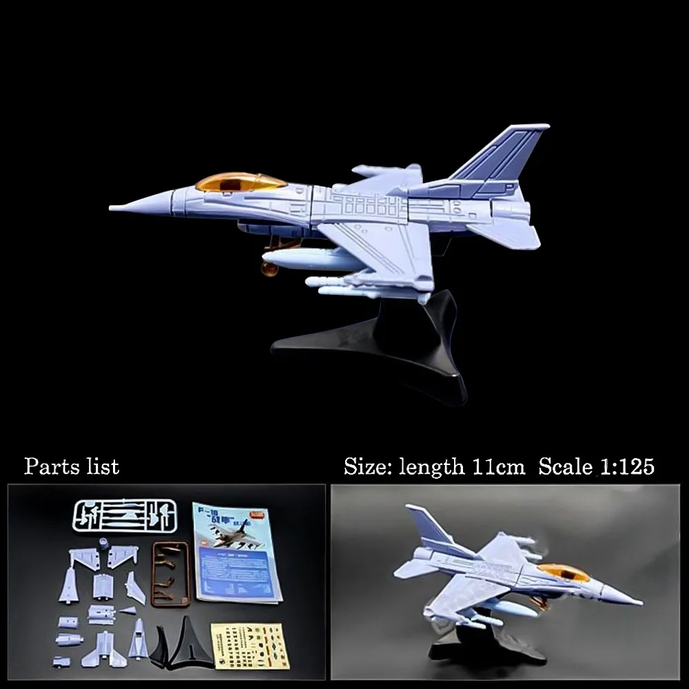 

New 4D 1:160 1:144 Fighter Assembly Model Multi-styles Plastic Aircraft Model Building Blocks