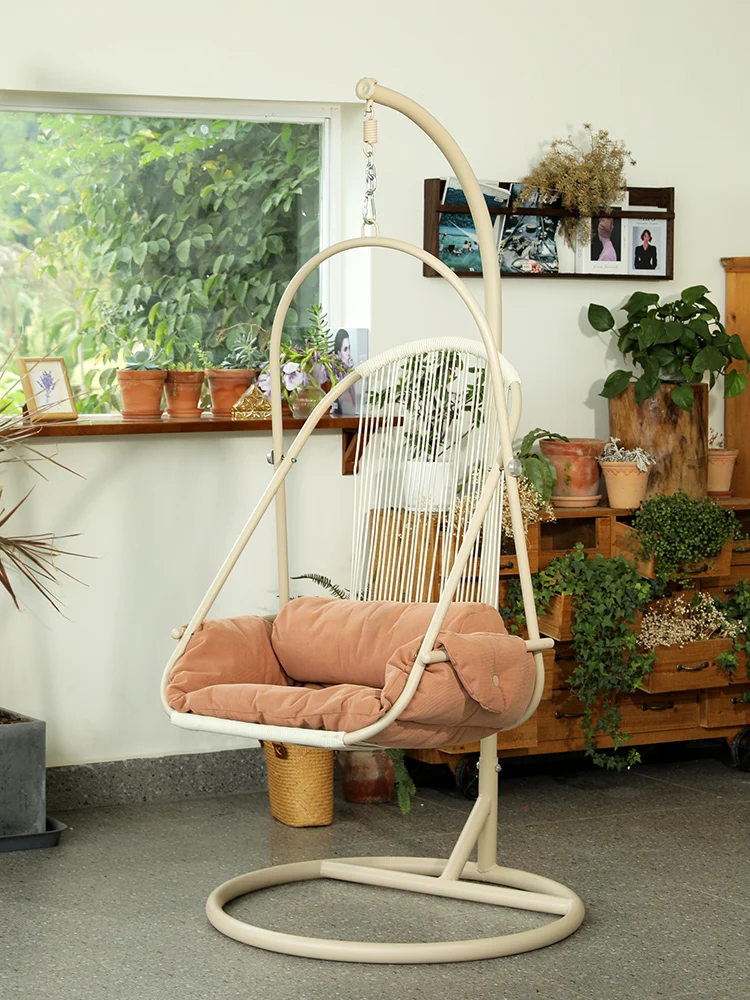 Hanging chairs, balcony, cradle chairs, living room, single indoor relaxation, swing chairs, rattan chairs