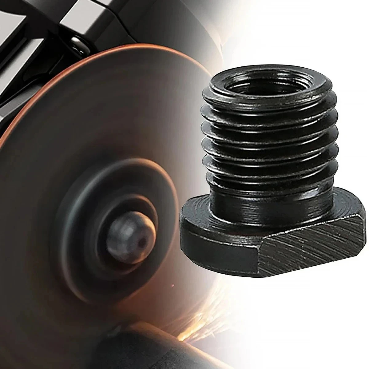 محول طاحونة الزاوية M10 إلى M14 M16 محول خيط التغيير السريع لمرفق الملمع