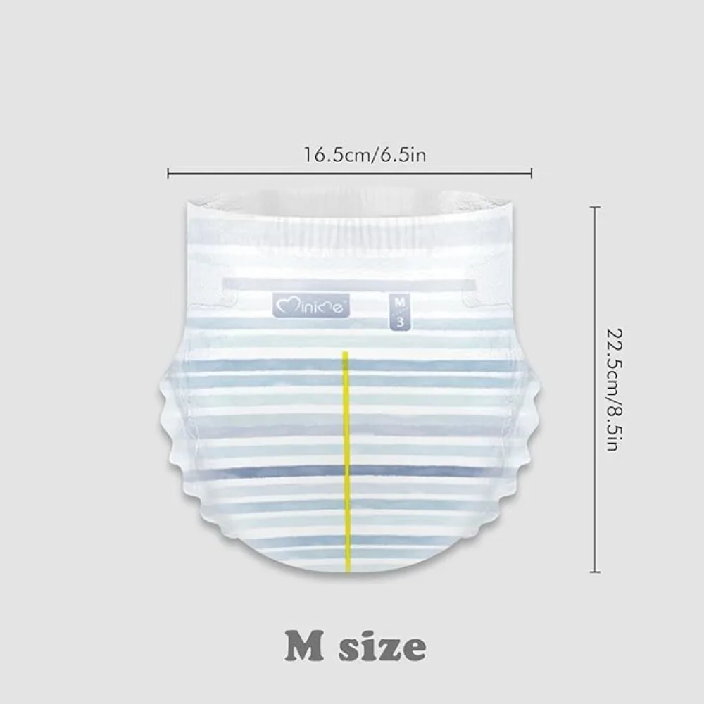 Мини-детские подгузники — размер 3, (13–24 фунтов), средние, 46 шт., супермягкие одноразовые детские подгузники премиум-класса