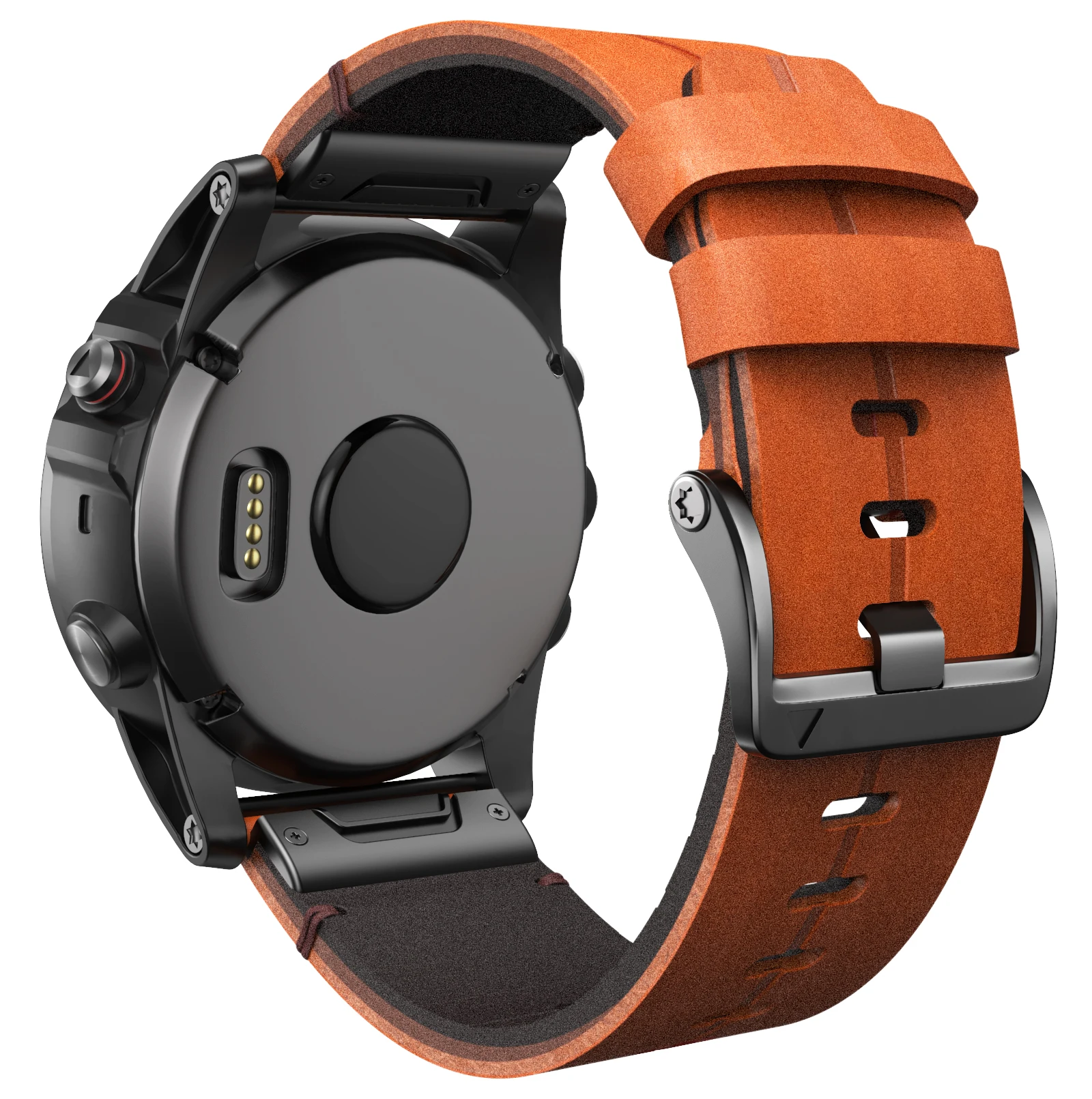 Gelang jam tangan 26mm untuk Garmin Fenix 8 (47MM 51MM) 7X/6X Pro/6X/5X/5X Plus tali kulit asli 22mm untuk Fenix 6/6 Pro/5/7 8 Band