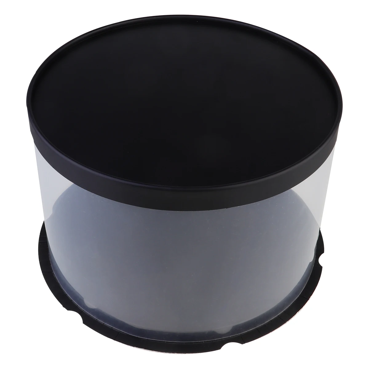 

8 Inch Round Baking Cake Packaging Box Black 27x27x17cm Lightweight Eco Friendly Wedding Party Plastic Container Cake Boxes