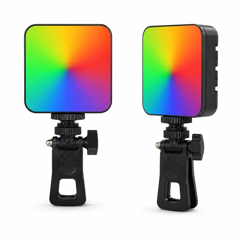 DY11Mini Portable Clip-On Phone Fill Light Soft Selfie Light for Laptop Live Streaming Video Photography Outdoor Shooting