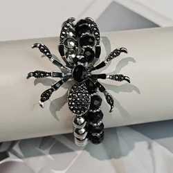 Manipolo Punk Spider da uomo con bracciale gotico personalizzato alla moda