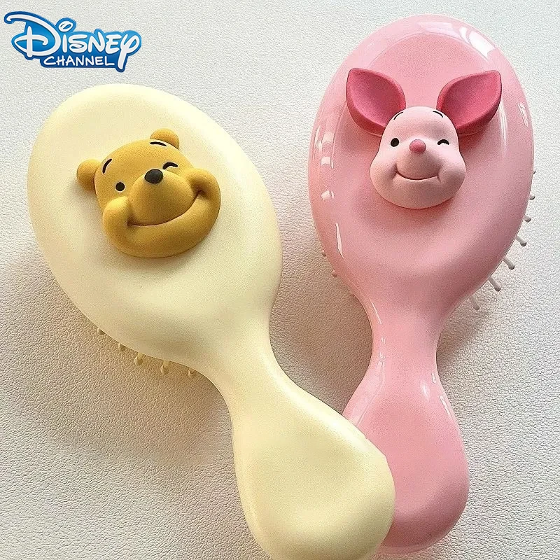 Disney Winnie The Pooh Portable Massage Comb Mini Piglet Pig Comb Cute Cartoon Party Child Gift