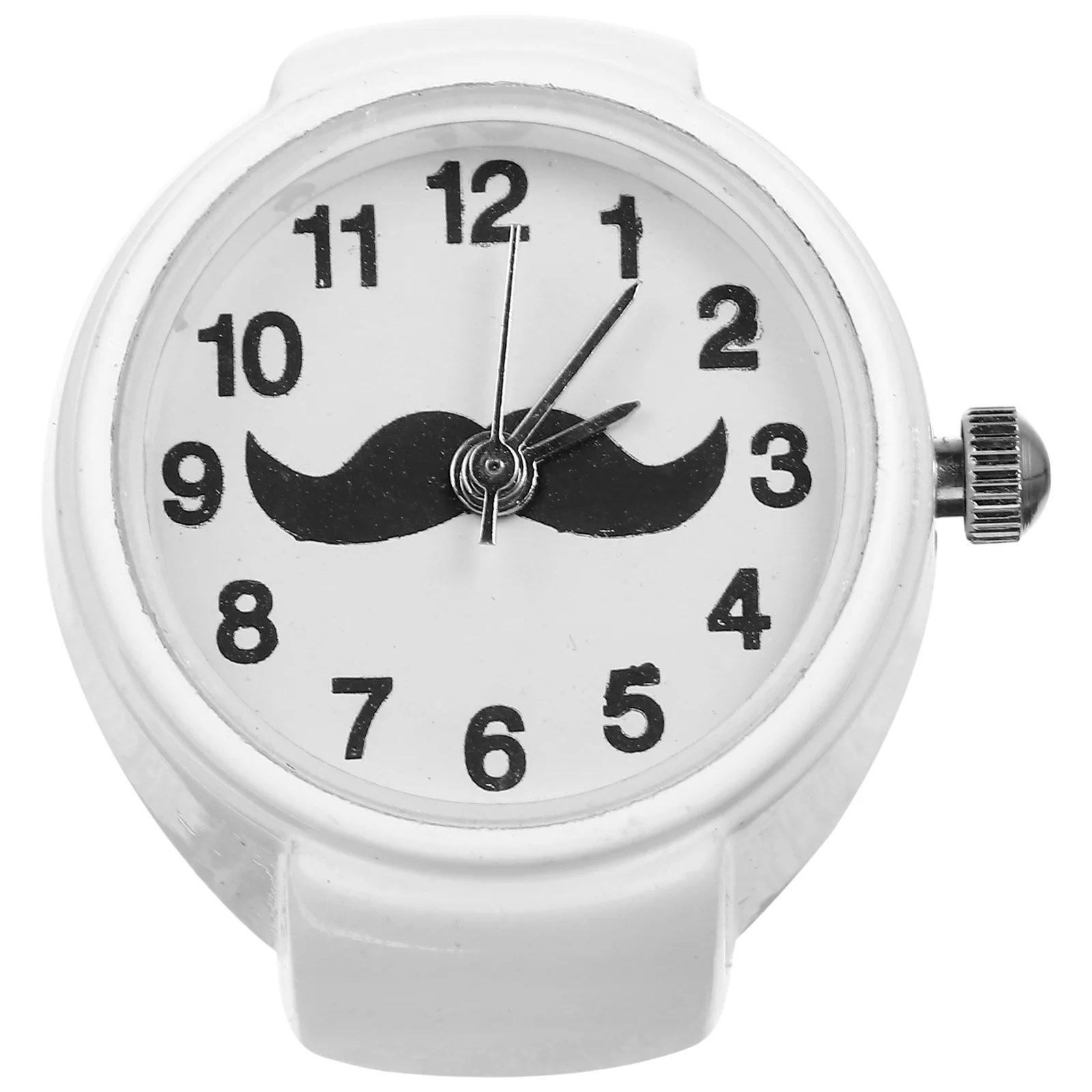 

Finger Ring Watch Elastic Decorative Small Round Glitter Watch Ring For Women Men Casual Fashion Festival Gift