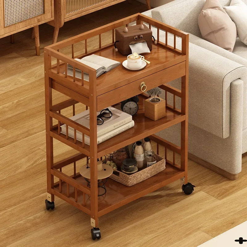 coffee table,Portable mahjong table, tea water rack, wheeled card room special mahjong machine, small side table, storage rack