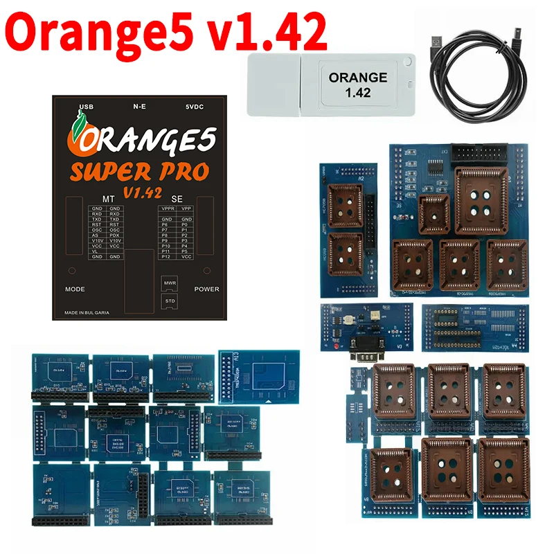 ECU Programmer Orange5 V1. 42 Updated More Ecu List Program Car ECU Tool orange5 1.37 orange5 v1.38 upUpdated for Renault