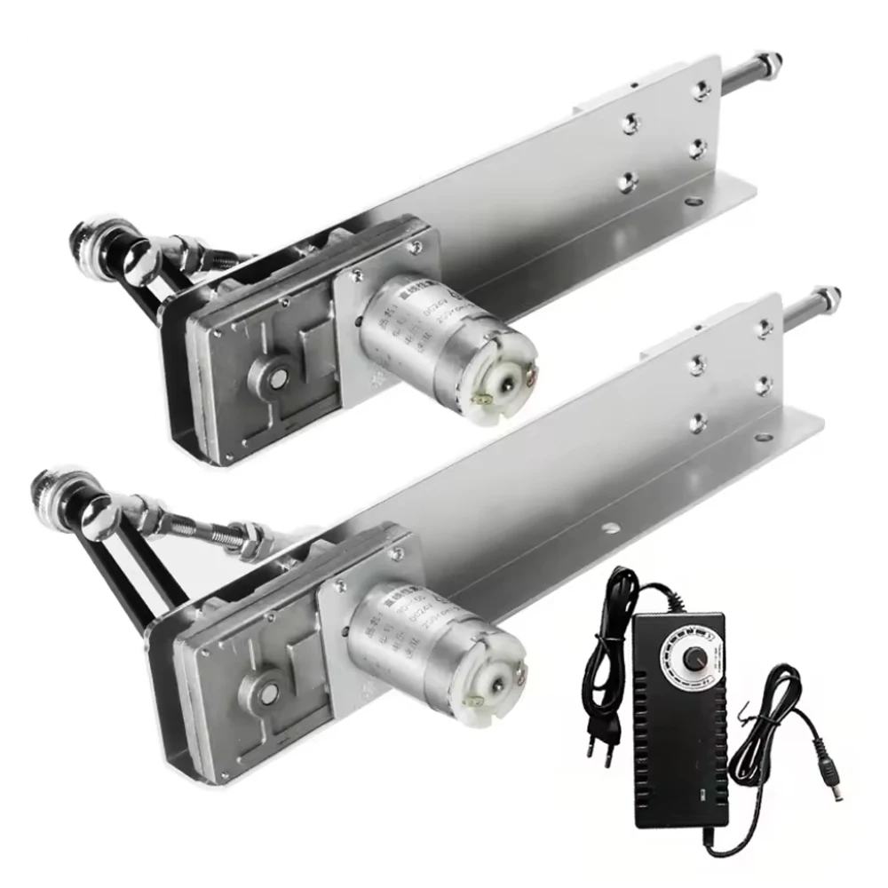 DC 12V/24V Reciprocating Cycle Linear Actuator  Gear Adjustable Telescopic Motor DIY Motor With Speed Controller  3-15CM-HDF