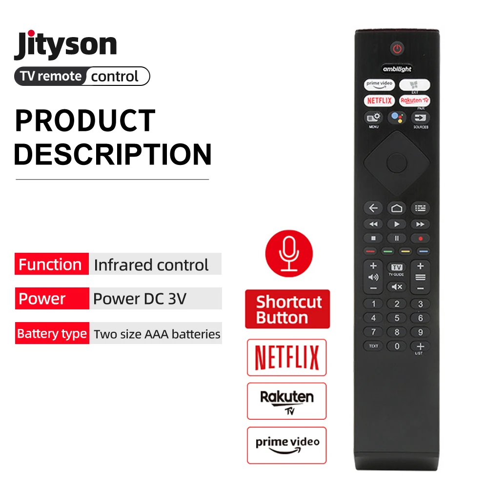 New Original Suitable for Philips Voice TV Remote Control 48/55/65/77OLED935/12 65OLED934/937/804/984