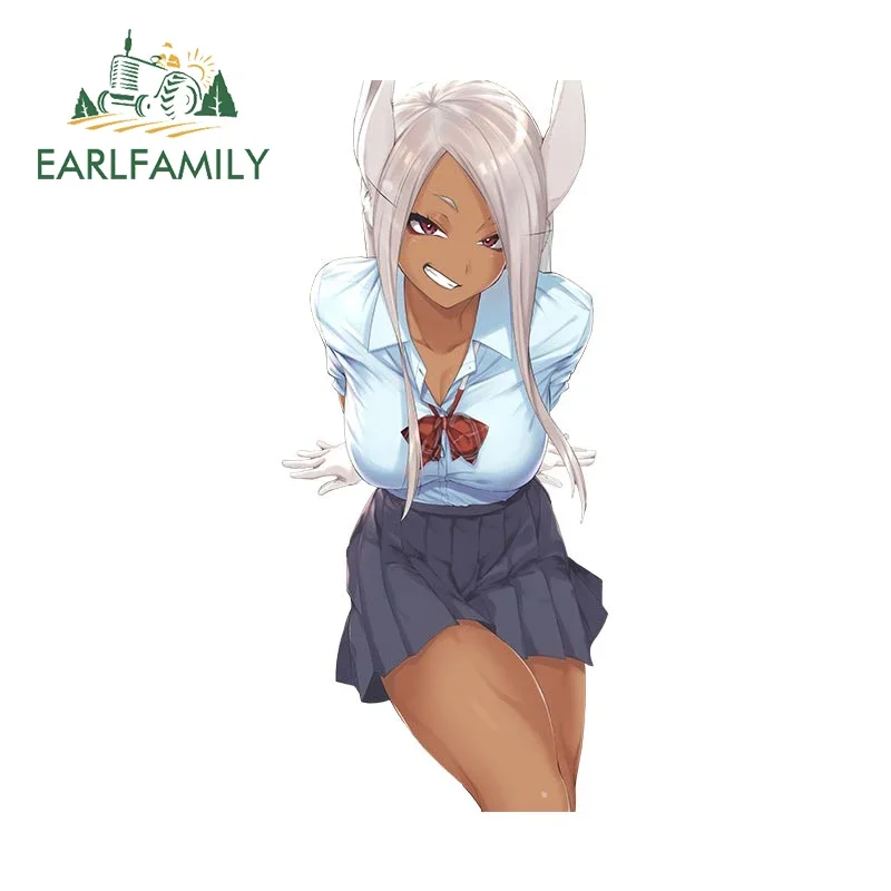 

EARLFAMILY 13cm x 5.8cm for Mirko Sexy Anime Car Stickers DIY Creative NSFW Decal Occlusion Scratch Bumper Car Lable Graphics
