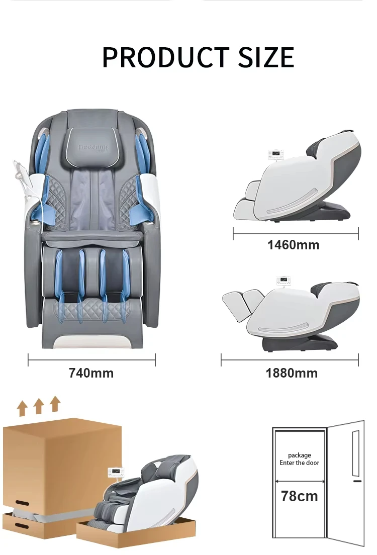 Factory Wholesale Modern Luxury 3D Zero Gravity Full Body Electric Massage Chair New Design Rehabilitation Rolling Shiatsu
