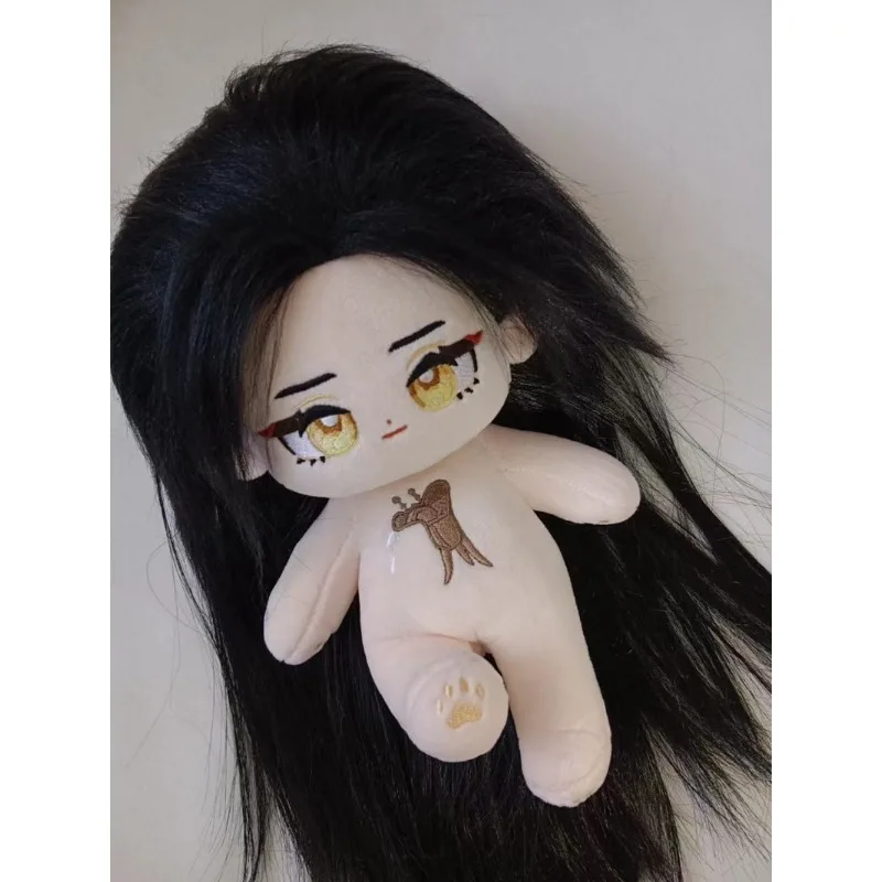 20CM high-temperature silk long hair cotton doll with high appearance value, cute Q-version doll around the perimeter