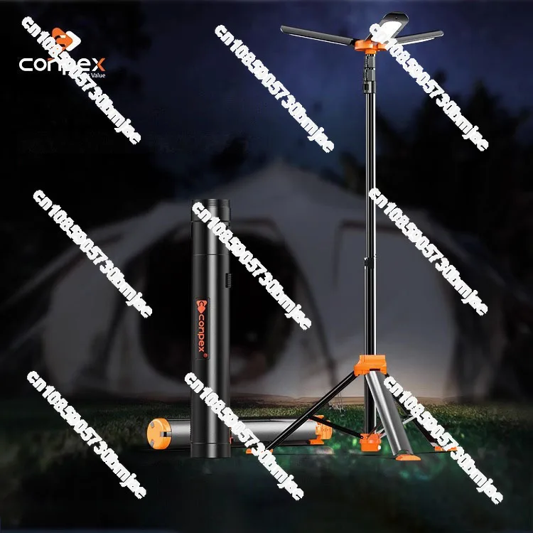 Hot Sale Camping Light Weight Light Camping Outdoor Adjustable High Pole Tent Camping Led Light