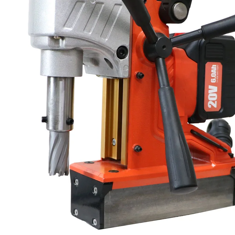 Portable Lithium Battery Magnetic Drill Industrial Grade High Power Drilling Rig Tool