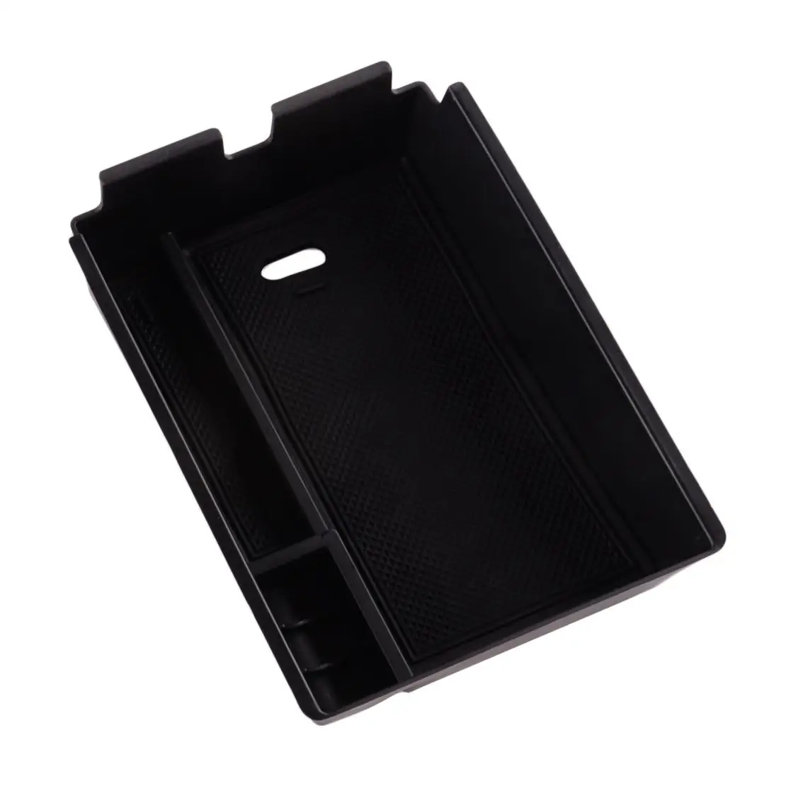 

Car Armrest Storage Box Organizer Tray Holder with Non-Slip Mat Fit For Kia Sportage NQ5 2022 Black