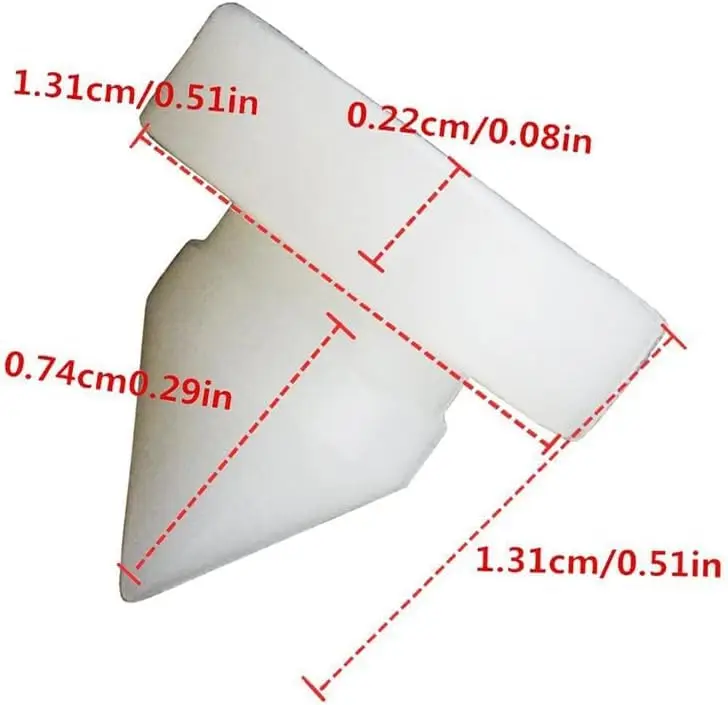 4Pcs Brake or Clutch Pedal Stop Pad Limit Block For Honda & Acura 46505-SA5-000