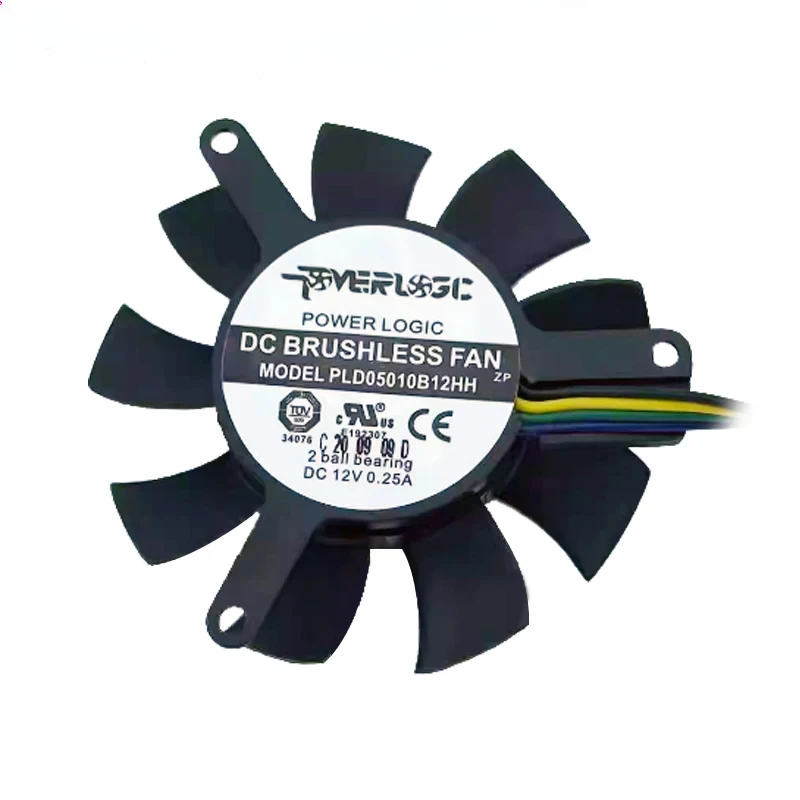 Powerlogic 5010 5 cm frameloze grafische apparaatventilator PLD05010B12HH