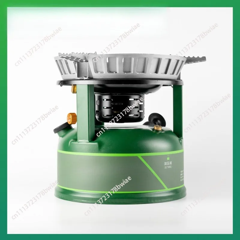 BRS-7 Multi-person High-Power Oil Furnace, Portable Windproof Multi-fuel Outdoor Camping Oil Stove