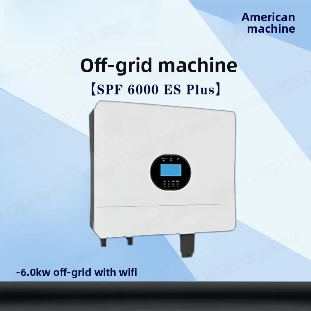 Solar Inverter for Home Energy Storage 6000W Off Grid Hybrid Pure Sine Wave Inverter