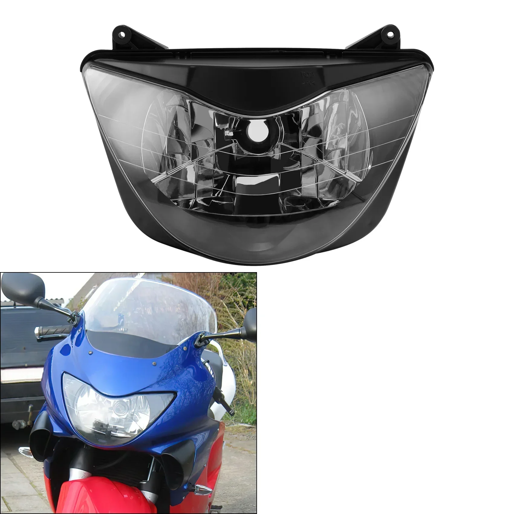 الجبهة العلوي رئيس مجموعة مصابيح لهوندا CBR 600 F4 1999-2000 موتو اكسسوارات الملحقات